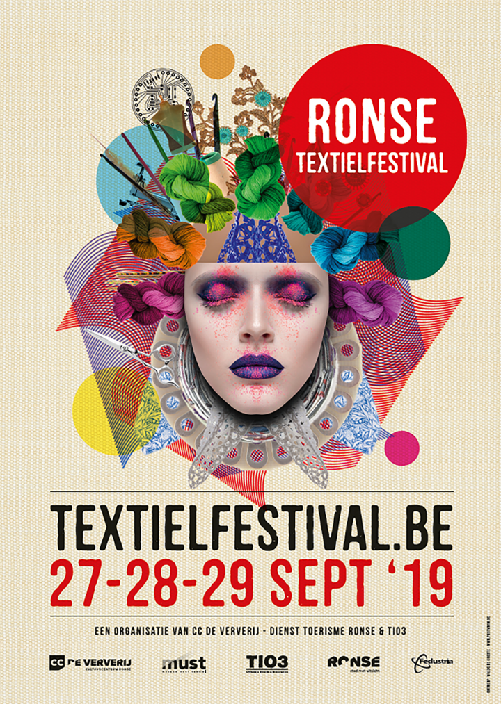affiche textielfestival 2019 Ronse